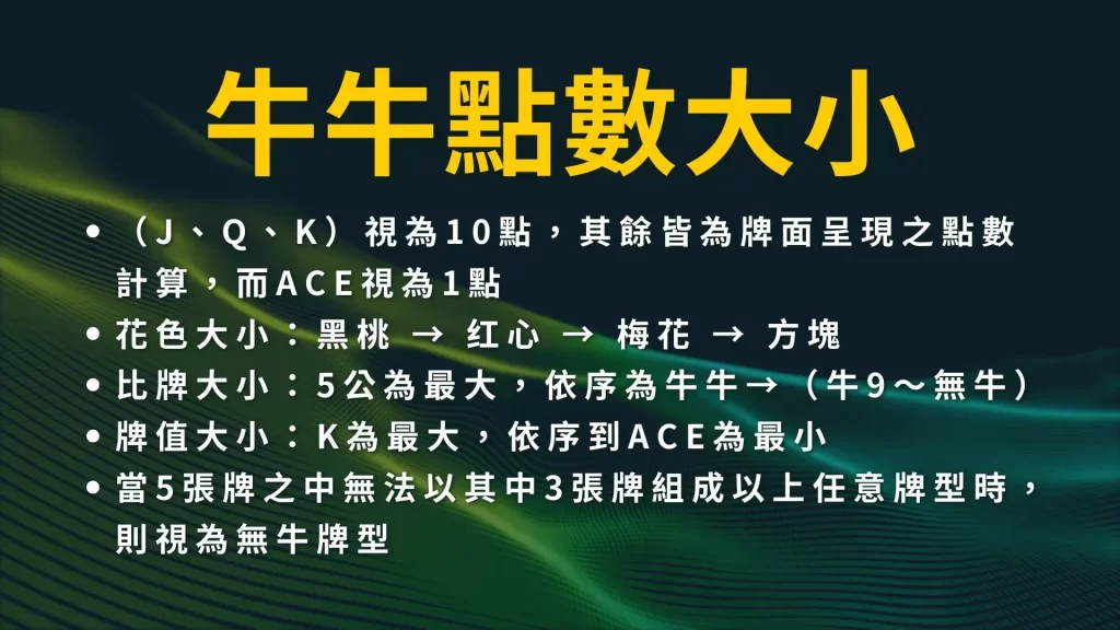 牛牛玩法懶人包 線上牛牛撲克牌 牛牛怎麼玩